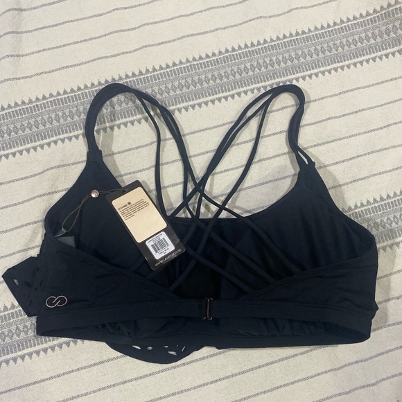 Other - Calia by Carrie Underwood Laser Cut Flounce Top